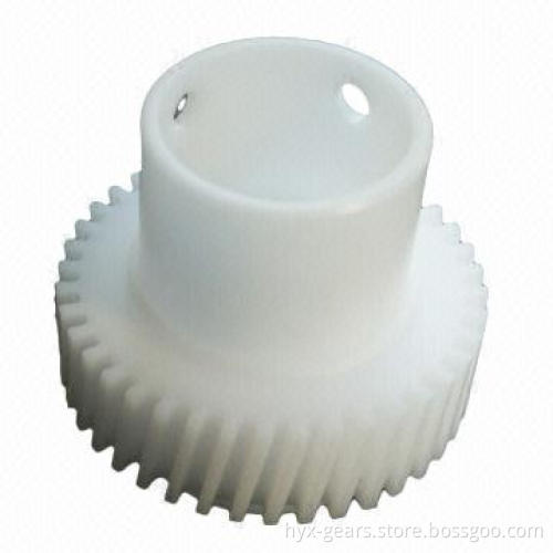 Plastic Helical Gear, Made of ABS Material